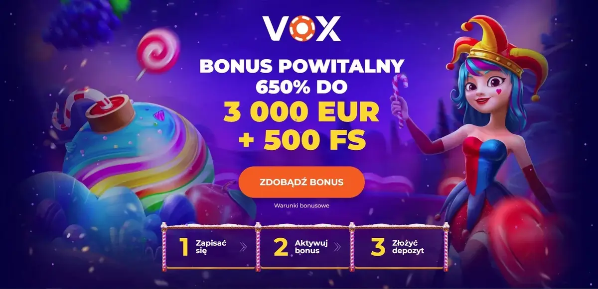 Vox Casino Zrzut ekranu 2